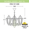 Миниатюра фото подвесной уличный светильник fumagalli sichem/rut 3l e26.120.s30.axf1r | 220svet.ru