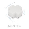 Миниатюра фото коннектор x-образный apeyron 09-29 | 220svet.ru