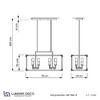 Миниатюра фото подвесная люстра lumina deco waldorf ldp 1140-8 bk+md | 220svet.ru