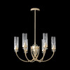 Миниатюра фото потолочная люстра на штанге crystal lux secret sp6 gold | 220svet.ru