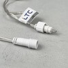 Миниатюра фото гирлянда бахрома 3,1 x 0,5 м белая 24в, 150 led, провод прозрачный пвх, ip54 ltc pil150-10-1w | 220svet.ru