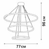 Миниатюра фото подвесная люстра vitaluce v04600-93/3s | 220svet.ru