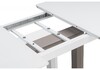 Миниатюра фото стол санса 140 грей / белая шагрень / грей | 220svet.ru