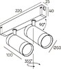 Миниатюра фото трековый светодиодный светильник denkirs smart spot dk8012-wh | 220svet.ru