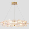 Миниатюра фото подвесная люстра светодиодная crystal lux rich sp38w led | 220svet.ru