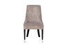 Миниатюра фото стул велюровый жемчужно-серый garda decor elegante-2k-жем.сер-cat4 | 220svet.ru