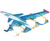 Миниатюра фото потолочная люстра kink light бомбардировщик 074504 | 220svet.ru