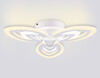 Миниатюра фото потолочный светодиодный светильник с пультом ambrella light acrylica fa4545 | 220svet.ru