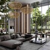 Миниатюра фото подвесной светодиодный светильник loft it raimond 9027-75 gold | 220svet.ru