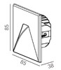 Миниатюра фото крышка deko-light cover silver gray squared for light base cob indoor 930361 | 220svet.ru