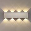 Миниатюра фото настенный светодиодный светильник odeon light magnum 7106/8wl | 220svet.ru
