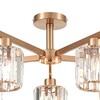 Миниатюра фото потолочная люстра escada adorn 692/5p сopper | 220svet.ru