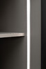 Миниатюра фото шкаф двухдверный с полками цвет серый кобальт garda decor gd-10013-6-2(тонировка) | 220svet.ru