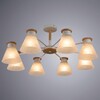 Миниатюра фото потолочная люстра arte lamp tyler a1031pl-8wh | 220svet.ru
