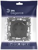 Миниатюра фото розетка эра elegance 14-4108-05 2p+e 16a-250в со шторками с usb type-a+c 5в-3а антрацит б0067724 | 220svet.ru