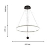 Миниатюра фото подвесной светодиодный светильник favourite spillet 4588-6p | 220svet.ru
