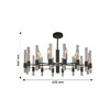 Миниатюра фото подвесная люстра f-promo supreme 2490-8p | 220svet.ru