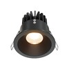 Миниатюра фото встраиваемый светодиодный светильник maytoni zoom dl034-01-12w2.7k-b | 220svet.ru