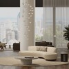 Миниатюра фото подвесная светодиодная люстра каскадная maytoni sapphire mod293pl-l140bs3k | 220svet.ru
