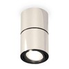 Миниатюра фото комплект накладного светильника ambrella light techno spot xs7405040 psl/pbk серебро полированное/черный полированный (c7405, a2071, c7405, n7002) | 220svet.ru