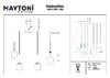 Миниатюра фото подвесной светильник maytoni branch mod176pl-16g | 220svet.ru