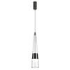 Миниатюра фото подвесной светодиодный светильник odeon light lump 5044/12l темный хром | 220svet.ru
