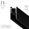 Миниатюра фото шинопровод магнитный накладной arte lamp linea-accessories a460306 3м | 220svet.ru