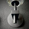Миниатюра фото бра rh boule de cristal single sconce никель | 220svet.ru