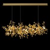 Миниатюра фото подвесная люстра loft it spark 10101/4 gold | 220svet.ru