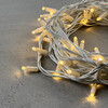 Миниатюра фото гирлянда нить 10м тепло-белая 220в 100 led провод белый каучук 2,3мм ip65 ltc eco100-8-2ww | 220svet.ru