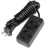 Миниатюра фото удлинитель (ul-00003603) uniel 2гн х 3м б/з standard s-cd2-3 black | 220svet.ru