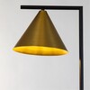 Миниатюра фото торшер arte lamp david a7033pn-1bk | 220svet.ru