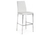 Миниатюра фото барный стул woodville teon white / chrome 15513 | 220svet.ru