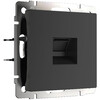 Миниатюра фото розетка ethernet rj-45 werkel черные матовый w1181008 | 220svet.ru