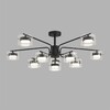 Миниатюра фото потолочный светильник lumion natalina 8349/10c черный | 220svet.ru