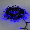 Миниатюра фото гирлянда нить с колпачком 10м синяя 24в, 100 led, провод черный пвх, ip65 ltc pst100cap-11-1b | 220svet.ru