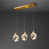 Миниатюра фото подвесной светильник delight collection 9701p/3l brass | 220svet.ru