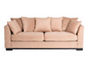 Миниатюра фото диван трехместный раскладной бежевый garda decor gd-roberto-3m-1 | 220svet.ru