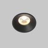 Миниатюра фото встраиваемый точечный светодиодный светильник maytoni round dl058-7w3k-b | 220svet.ru
