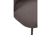 Миниатюра фото стул на металлокаркасе woodville локки коричневый (elon 33) / черный 687208 | 220svet.ru