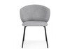 Миниатюра фото стул на металлокаркасе woodville рикко серый (81 cloud) / черный 674677 | 220svet.ru