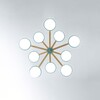 Миниатюра фото потолочная люстра на штанге с пультом ду imperium loft turna 229079-26 | 220svet.ru