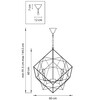 Миниатюра фото подвесная люстра lightstar gabbia 732267 | 220svet.ru