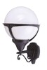 Миниатюра фото уличный настенный светильник arte lamp monaco a1491al-1bk | 220svet.ru