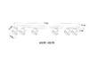 Миниатюра фото спот arte lamp amaks a8028pl-6wh | 220svet.ru