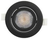 Миниатюра фото светильник светодиодный встраиваемый эра kl led 25a-5 4k bk 5вт 4000к круглый поворотный черный б0068180 | 220svet.ru
