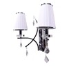 Миниатюра фото бра lumina deco glamour ldw 66247-2 wt+chr | 220svet.ru