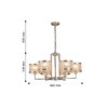 Миниатюра фото подвесная люстра f-promo bonbon 2487-6p | 220svet.ru