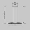 Миниатюра фото подвесной светильник maytoni majesty mod517pl-l28bs3k | 220svet.ru