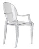 Миниатюра фото набор 2 шт стул обеденный dobrin louis ghost lmzl-рс801-n2-13422 | 220svet.ru